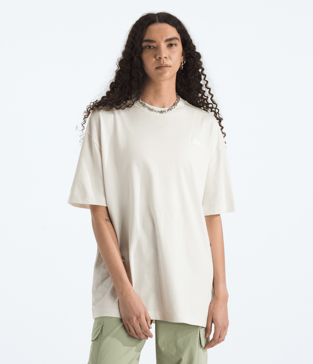 Women’s TNF™ Essential Simple Dome Oversized Short-Sleeve Tee - White Dune