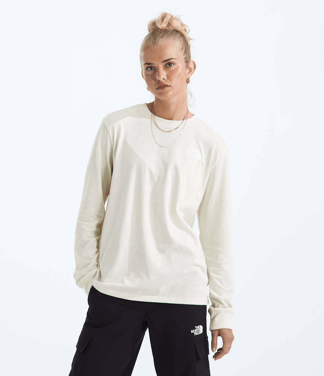 Women’s Evolution Box NSE Fill Light Long-Sleeve Tee—Graphic - White Dune