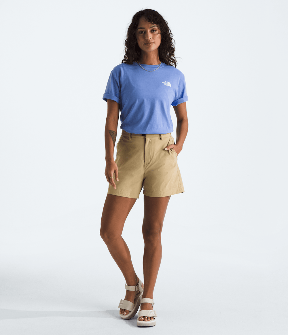 Women's Short-Sleeve Core Flower Power Box NSE Tee - Virtual Blue