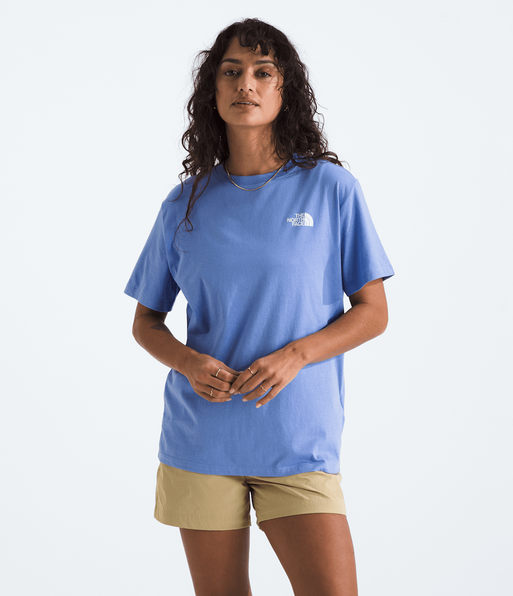 Women's Short-Sleeve Core Flower Power Box NSE Tee - Virtual Blue