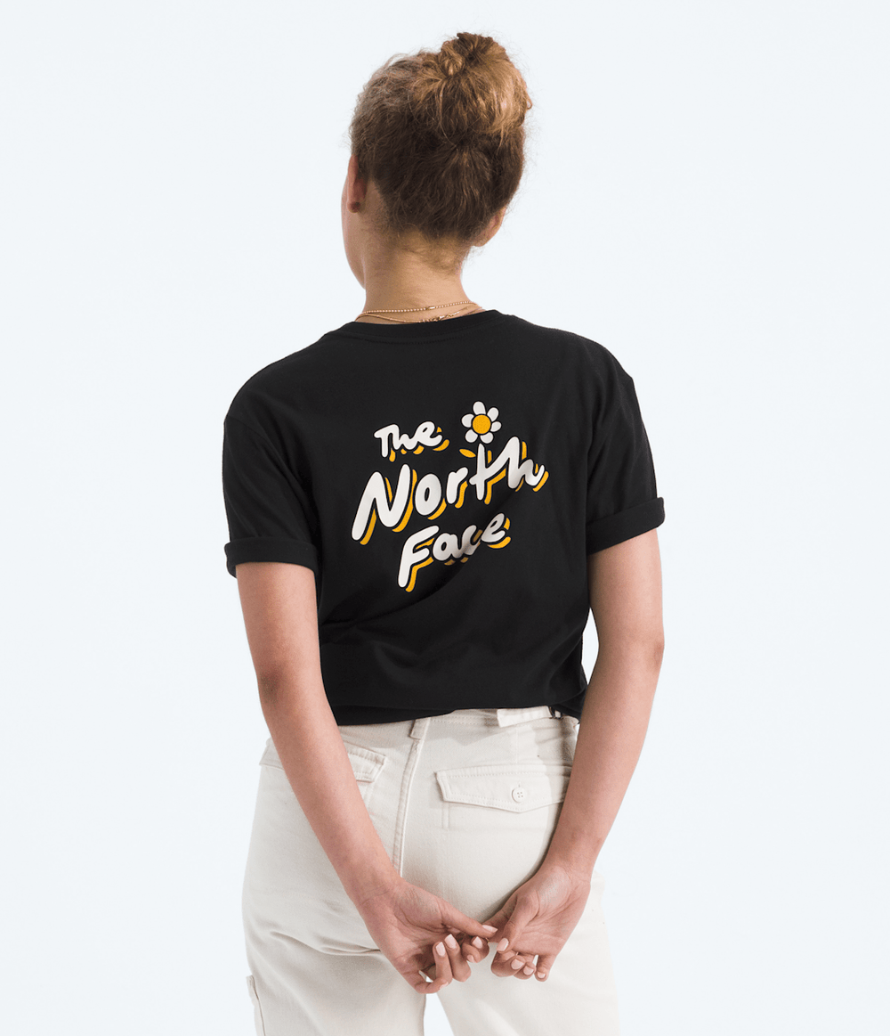 Women’s Evolution Floral Cloud Short-Sleeve Tee—Graphic - TNF Black