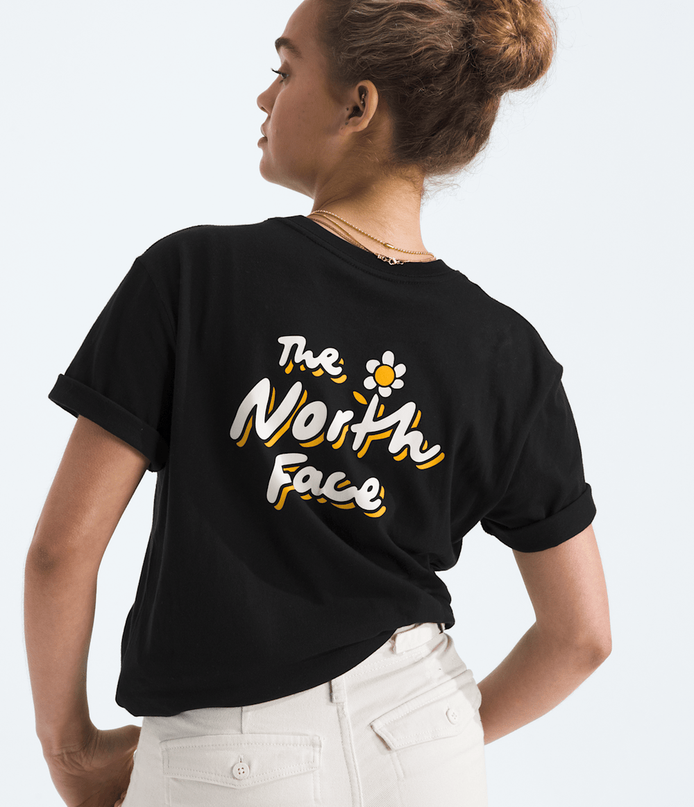 Women’s Evolution Floral Cloud Short-Sleeve Tee—Graphic - TNF Black