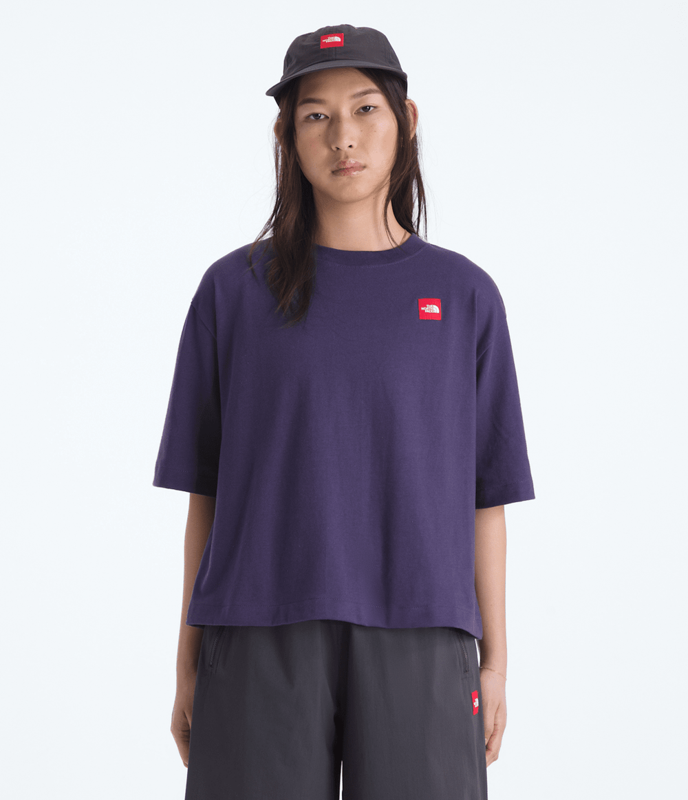 Women’s TNF™ Red Box Short-Sleeve Boxy Tee - Eternal Purple