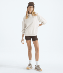 Women’s Evolution Simple Dome Oversized Hoodie - White Dune