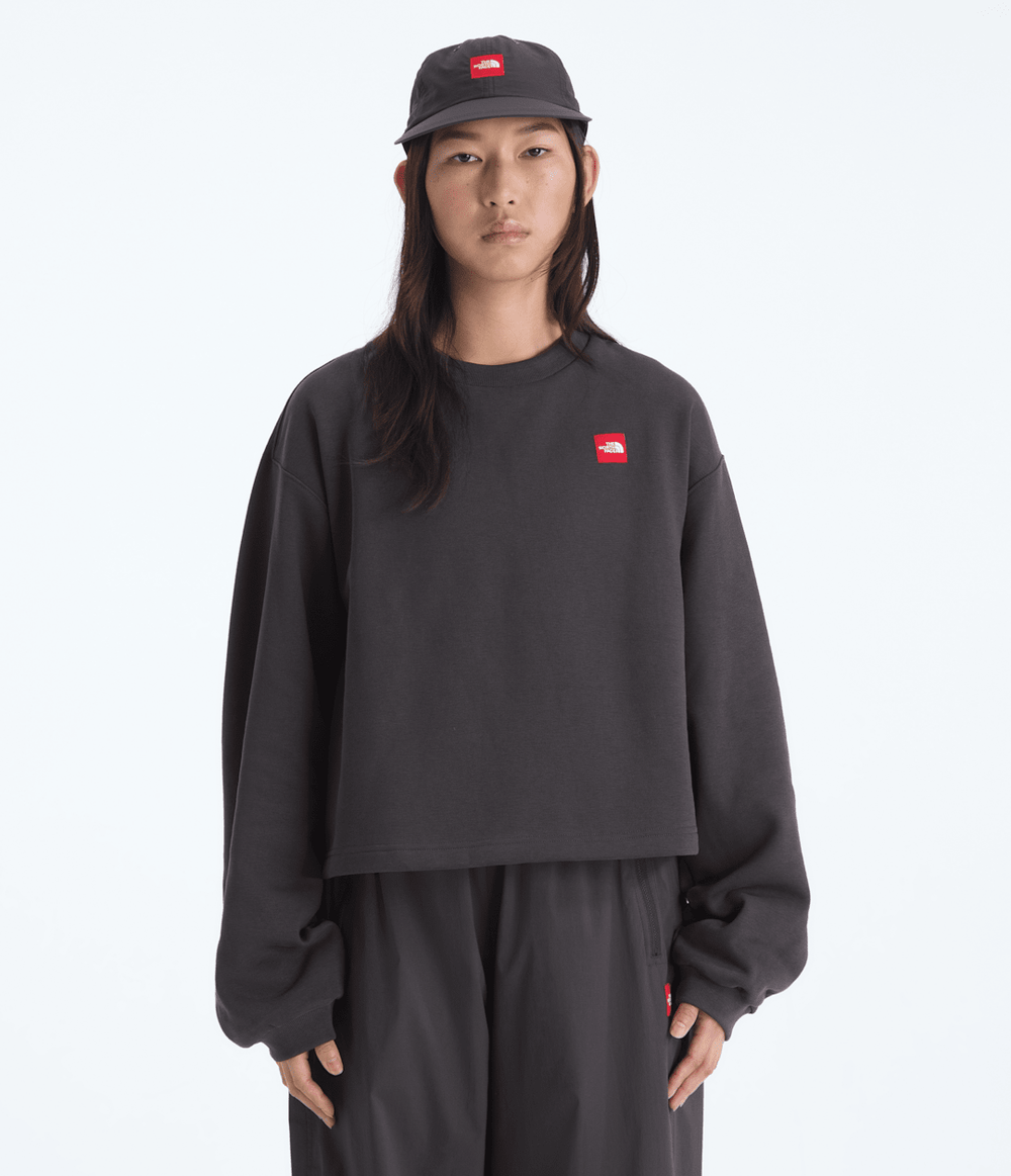 Women’s TNF™ Red Box Crew - Obsidian