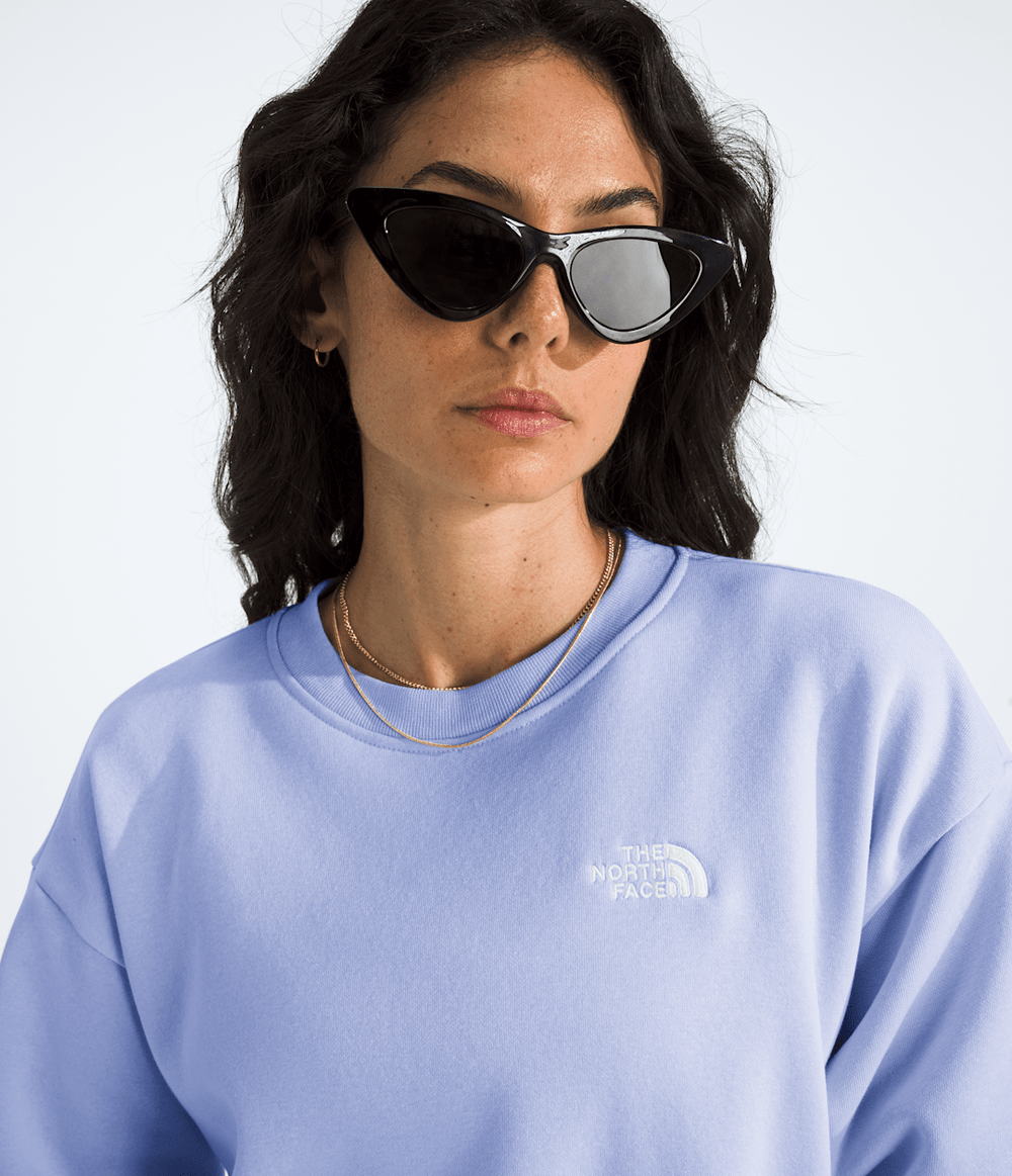 Women’s Evolution Simple Dome Oversized Crew - Periwinkle Glow
