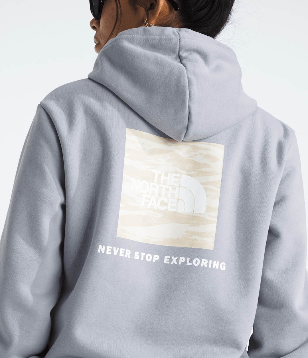 Women’s Evolution Box NSE Fill Light Hoodie—Graphic - Blue Flax