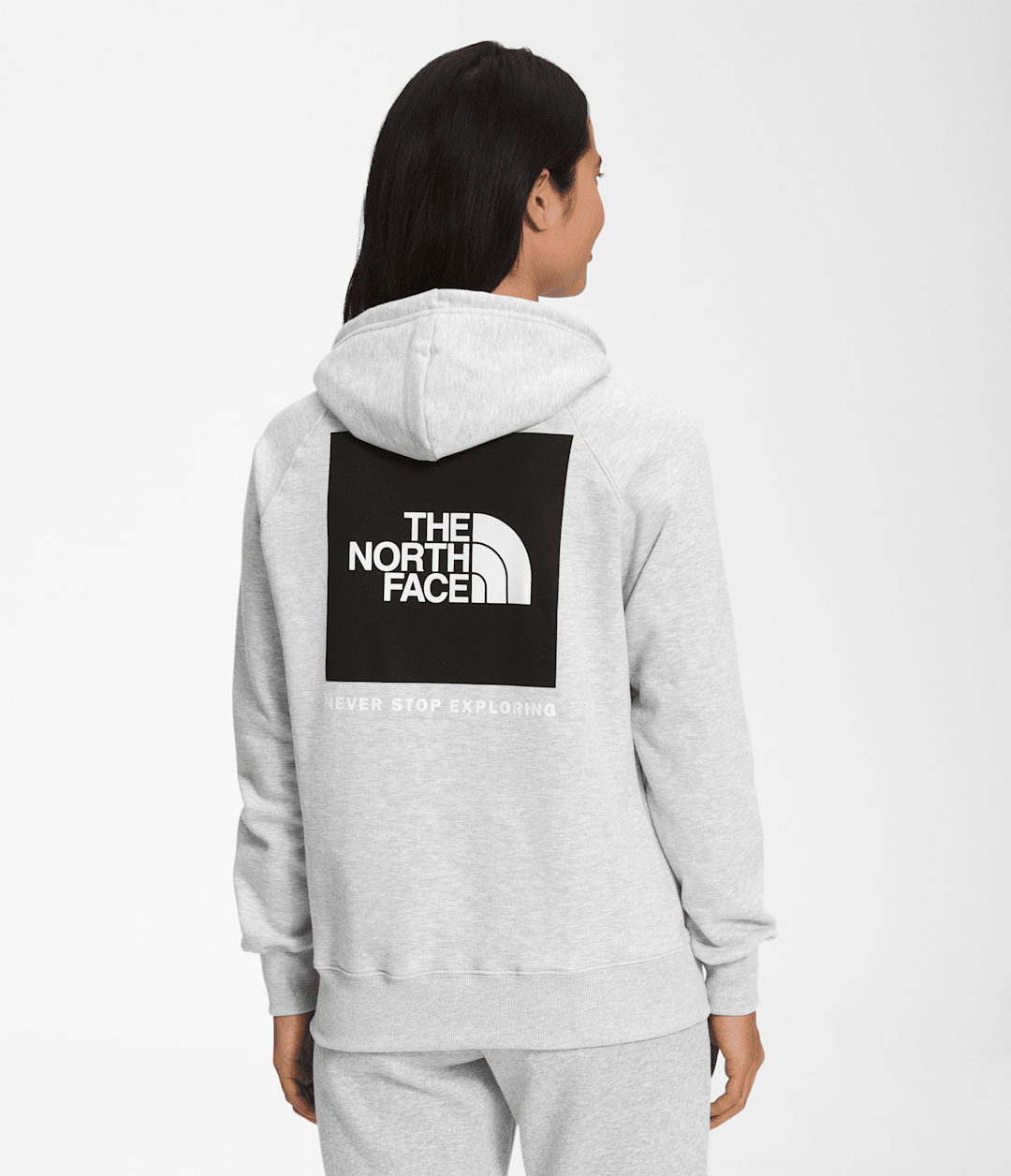 Women’s Box NSE Pullover Hoodie - TNF Light Grey Heather/TNF Black