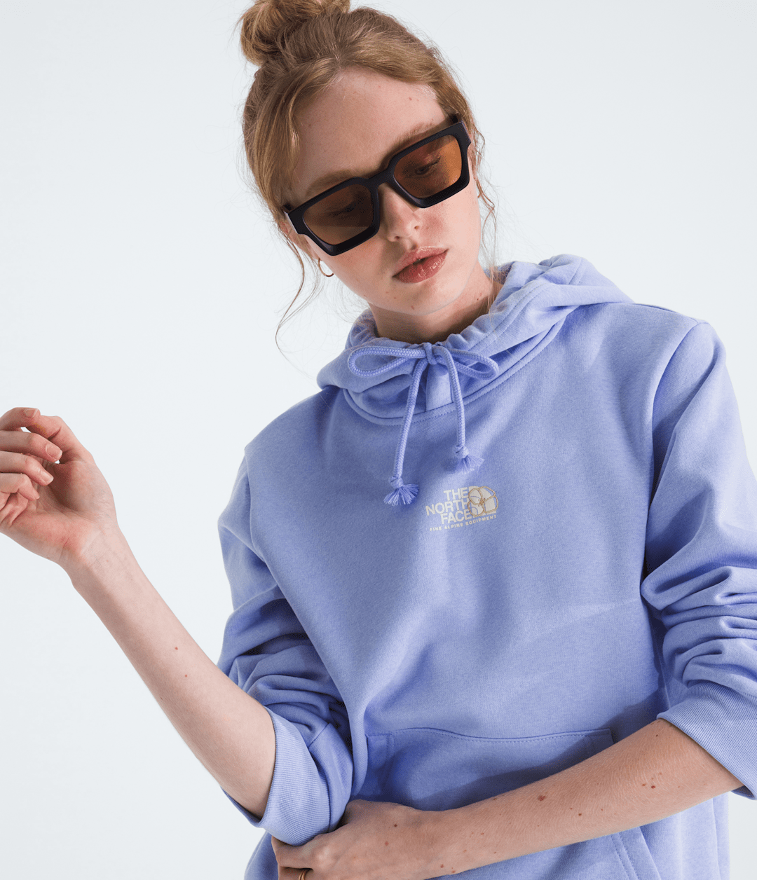 Women’s Floral Alpine Regular Hoodie - Periwinkle Glow