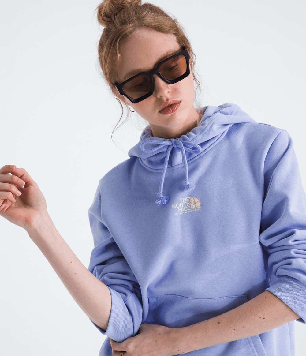 Women’s Floral Alpine Regular Hoodie - Periwinkle Glow