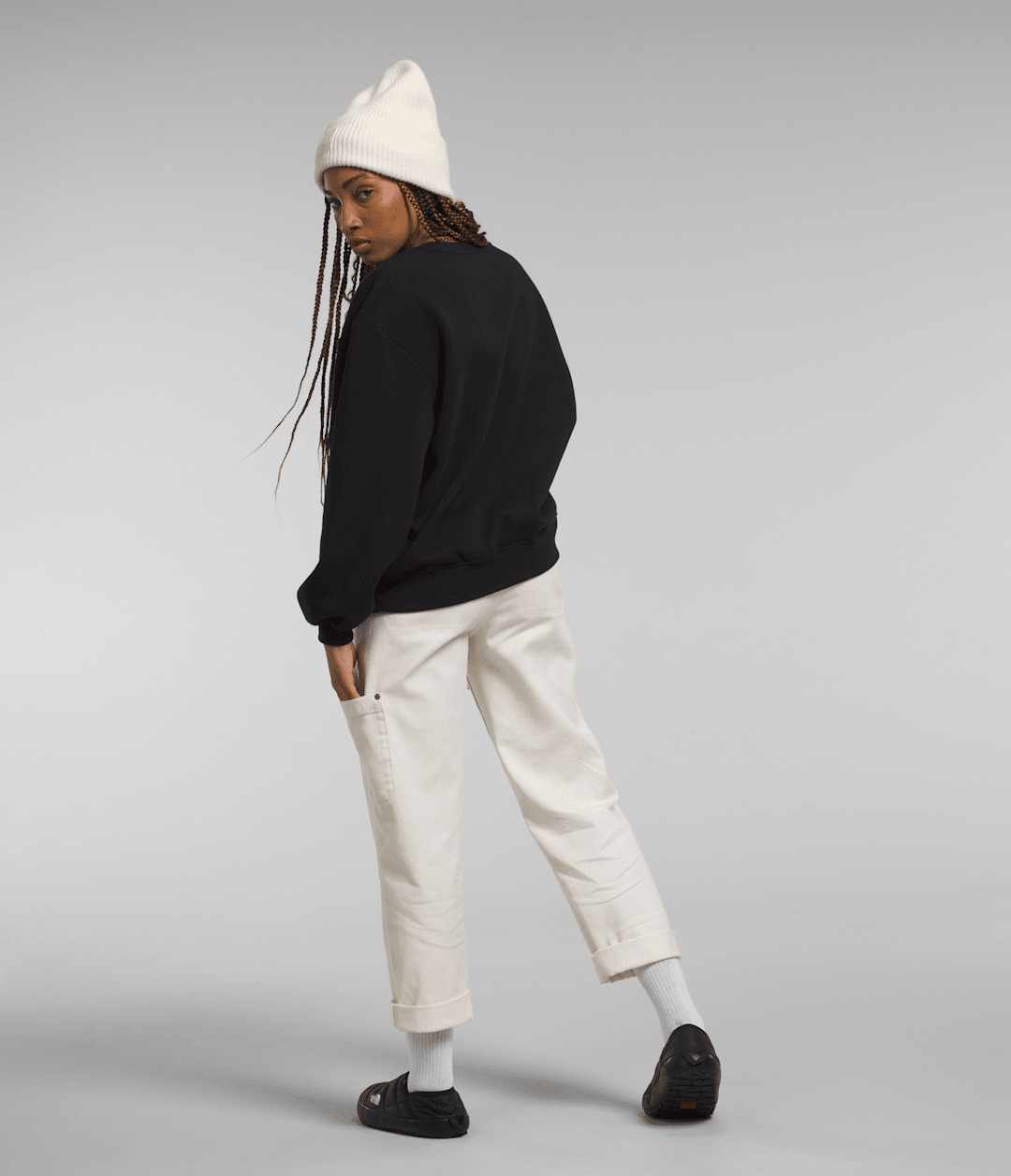 Women’s Evolution Oversized Crew - TNF Black