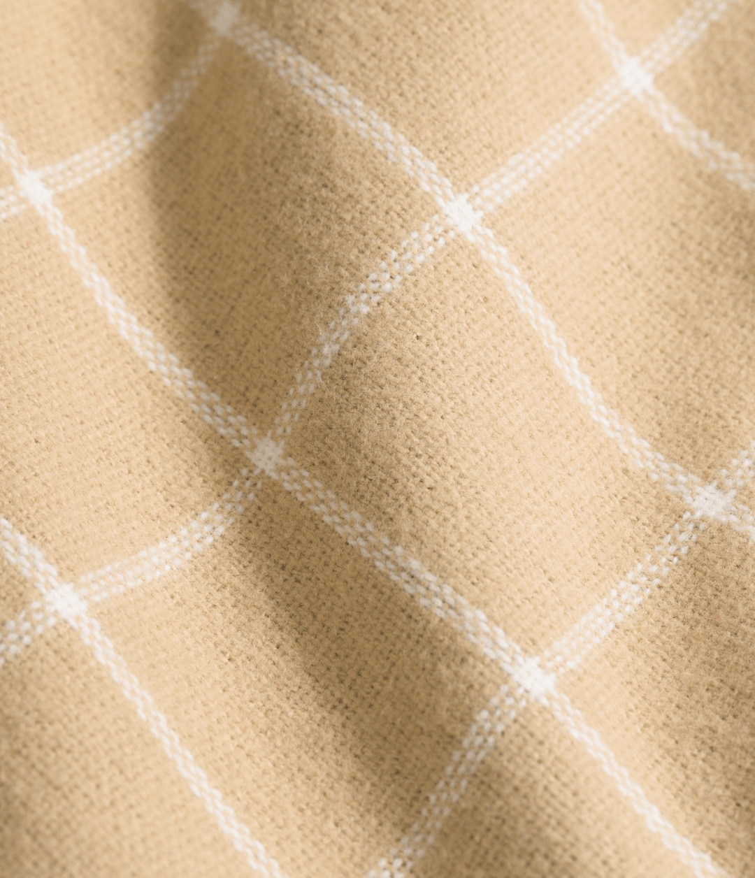 Women’s Valley Flannel Shirt—Plaid - Khaki Stone Grid Large Plaid