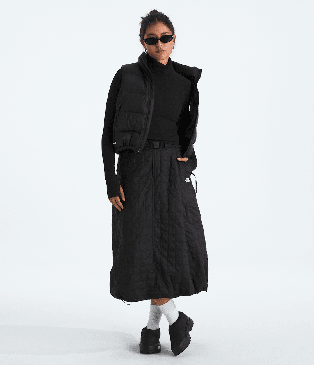 Women's Turtleneck Long-Sleeve Top - TNF Black