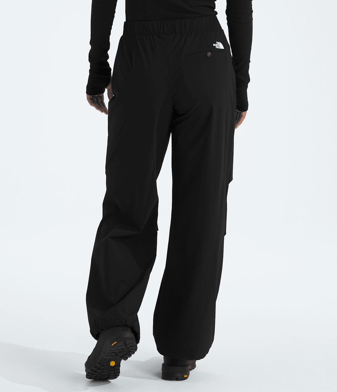 Women's Woven Loose Trousers - TNF Black