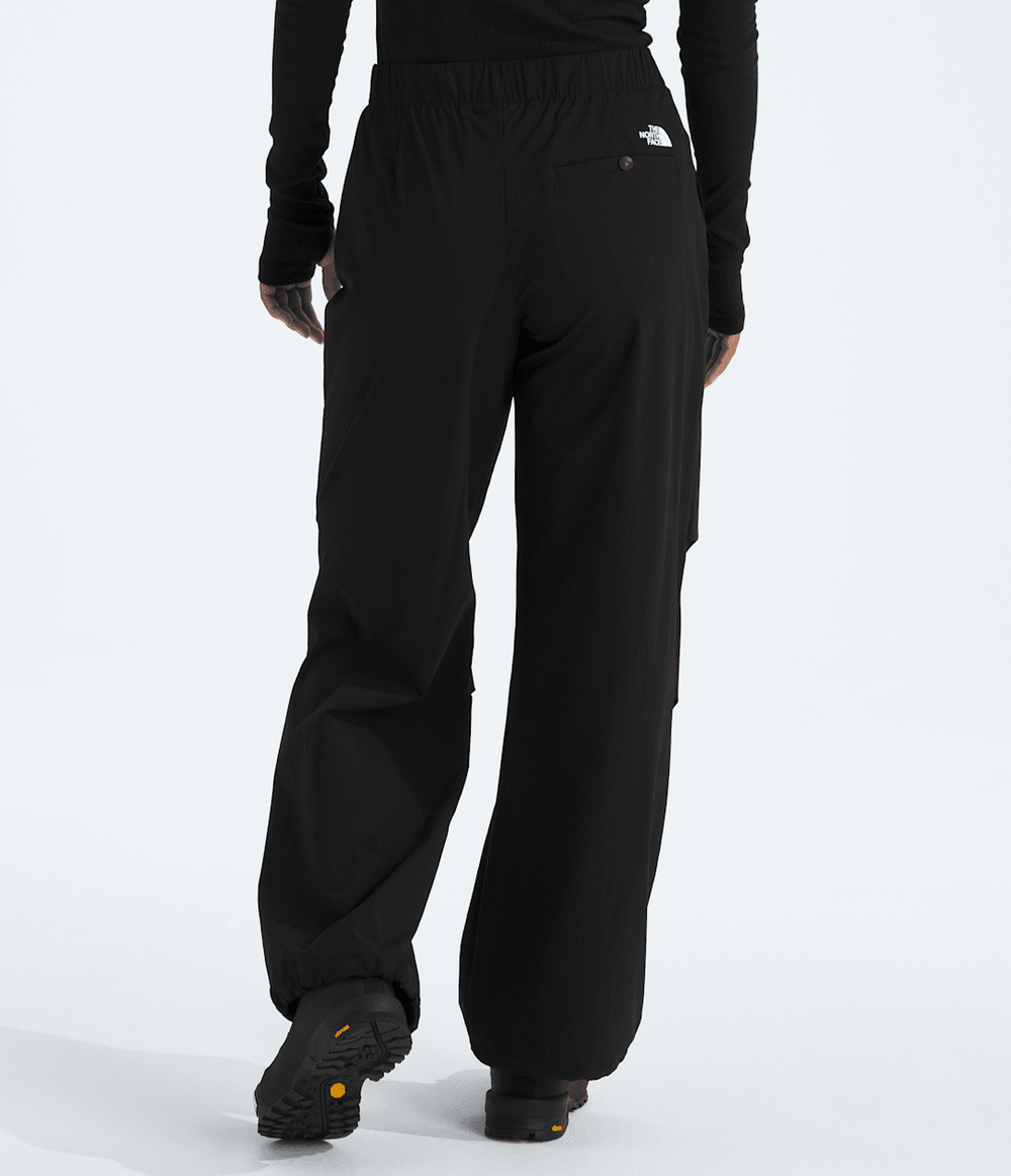 Women's Woven Loose Trousers - TNF Black