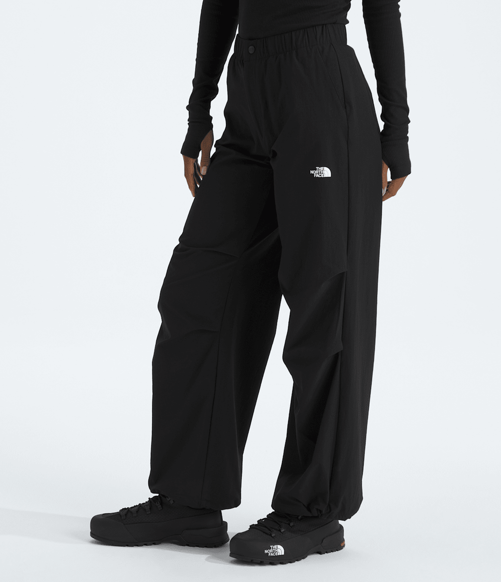 Women's Woven Loose Trousers - TNF Black