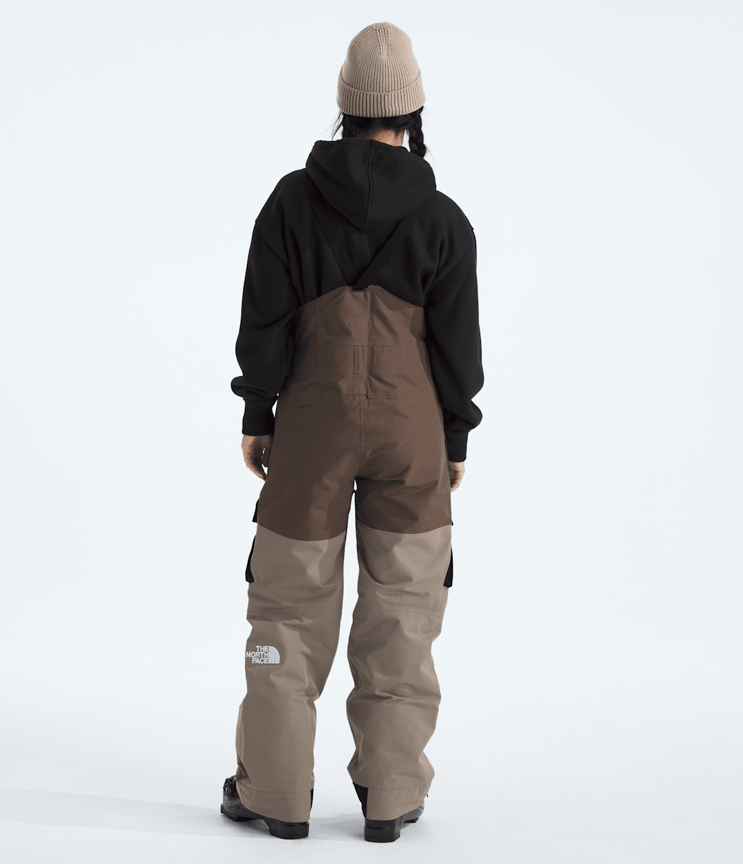 Women’s Dragline Bibs - TNF Black/Smokey Brown