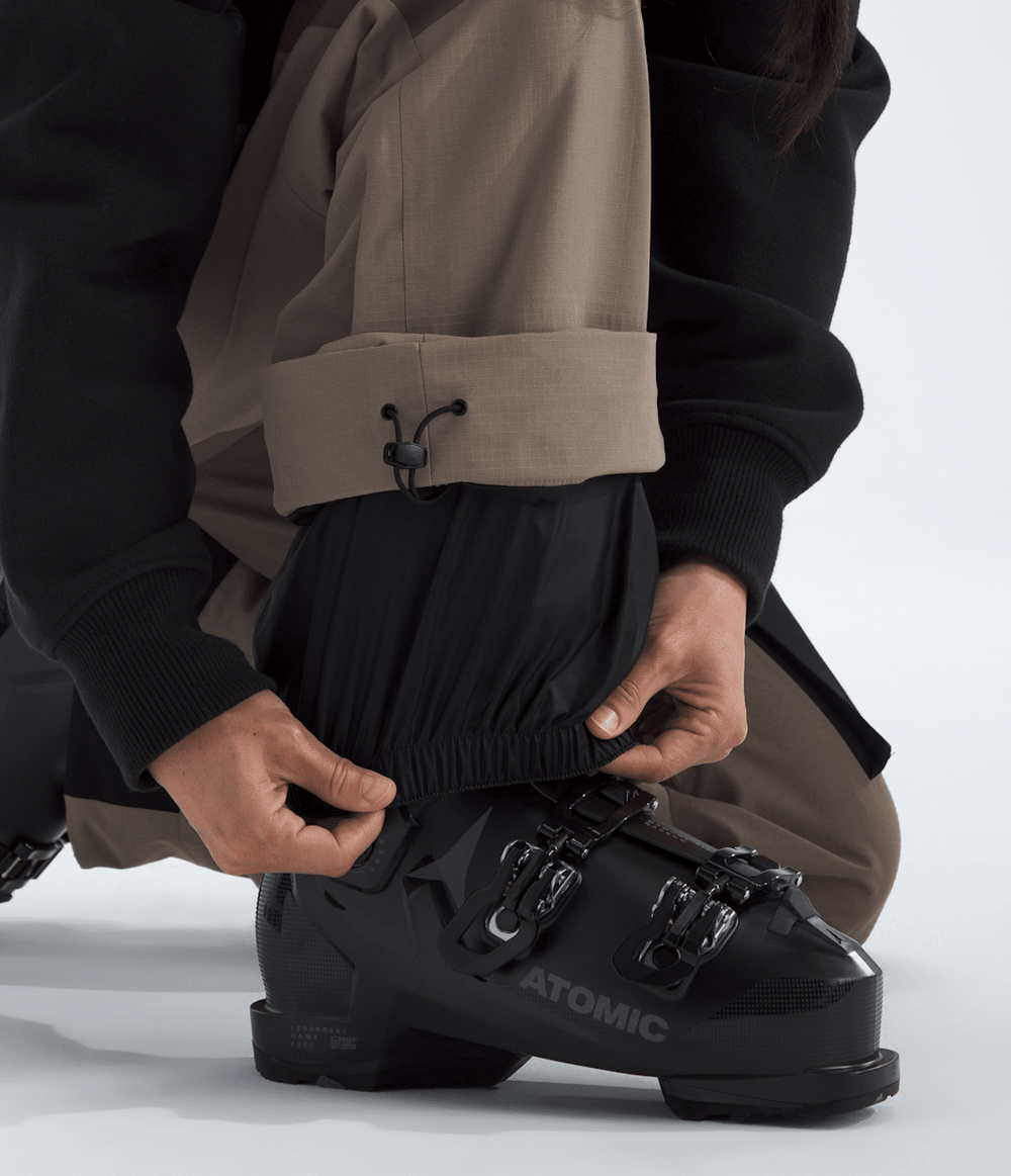 Women’s Dragline Bibs - TNF Black/Smokey Brown