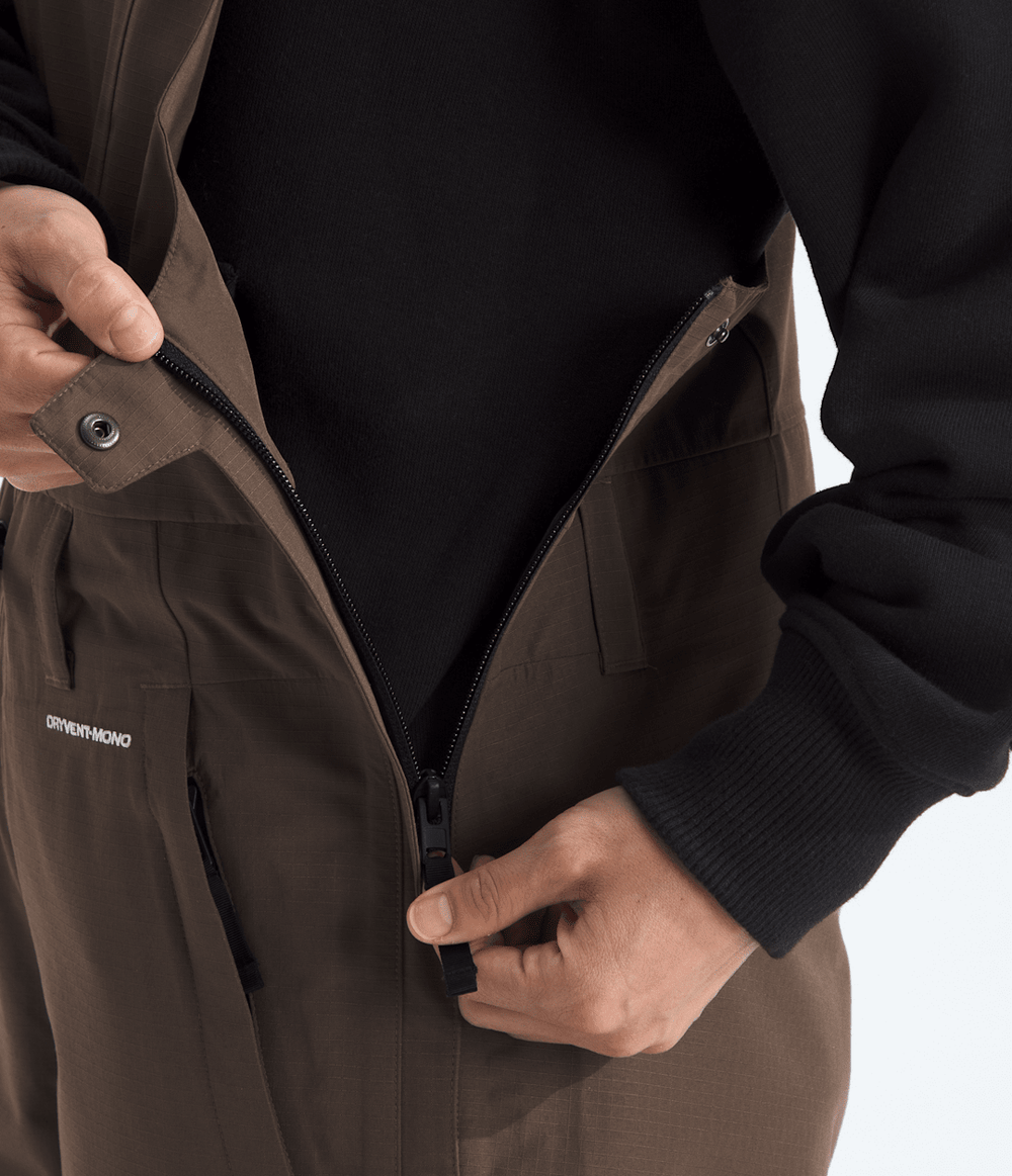 Women’s Dragline Bibs - TNF Black/Smokey Brown