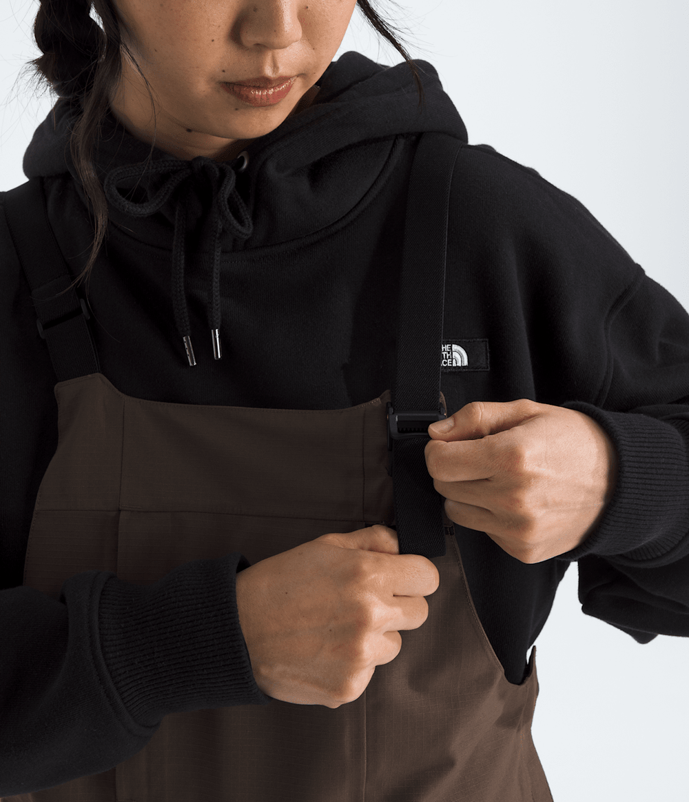 Women’s Dragline Bibs - TNF Black/Smokey Brown