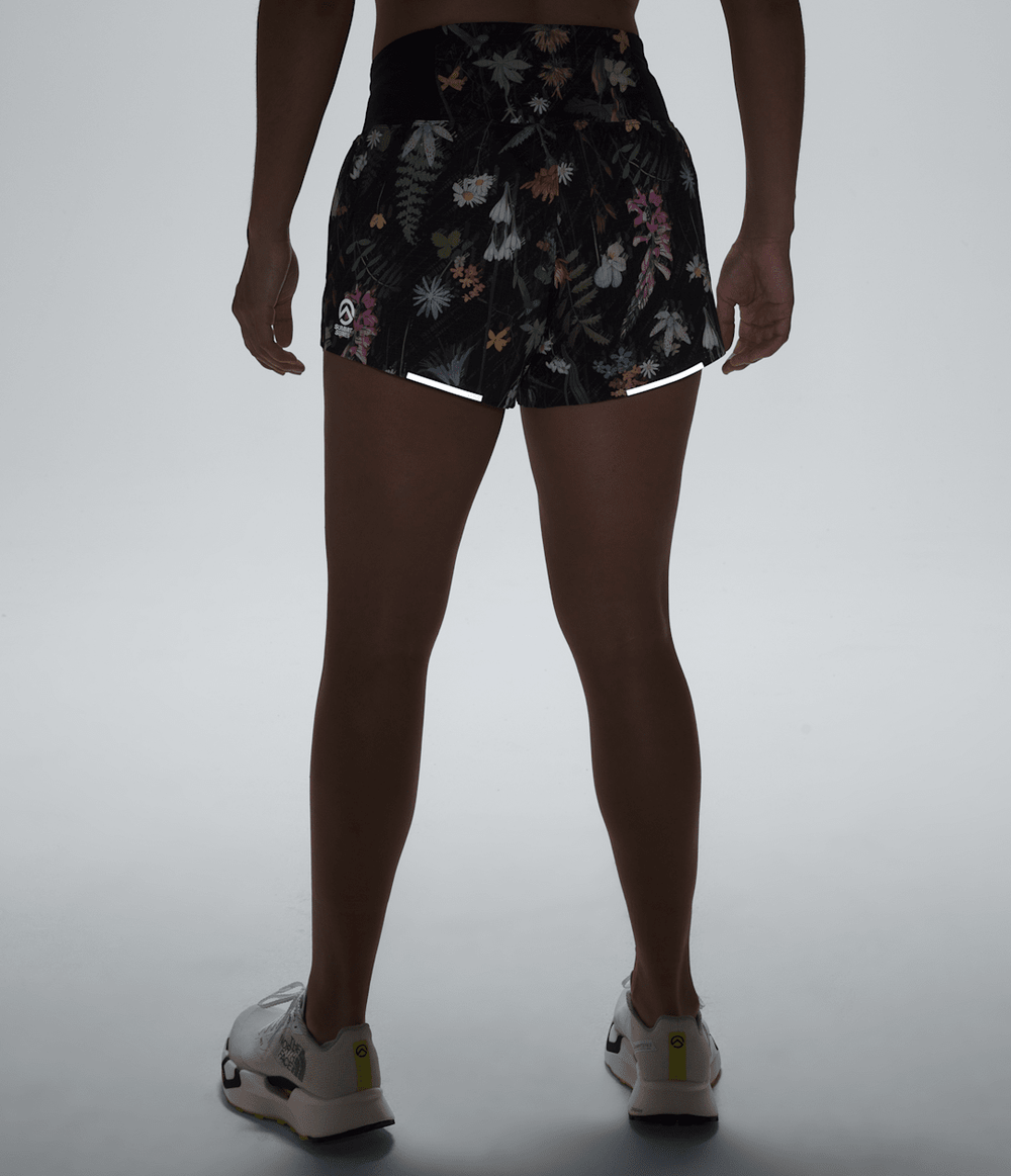 Women’s Summit Series Pacesetter 3'' Shorts—Print - TNF Black/Alpine Floral Print
