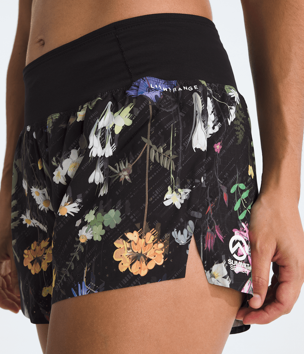 Women’s Summit Series Pacesetter 3'' Shorts—Print - TNF Black/Alpine Floral Print