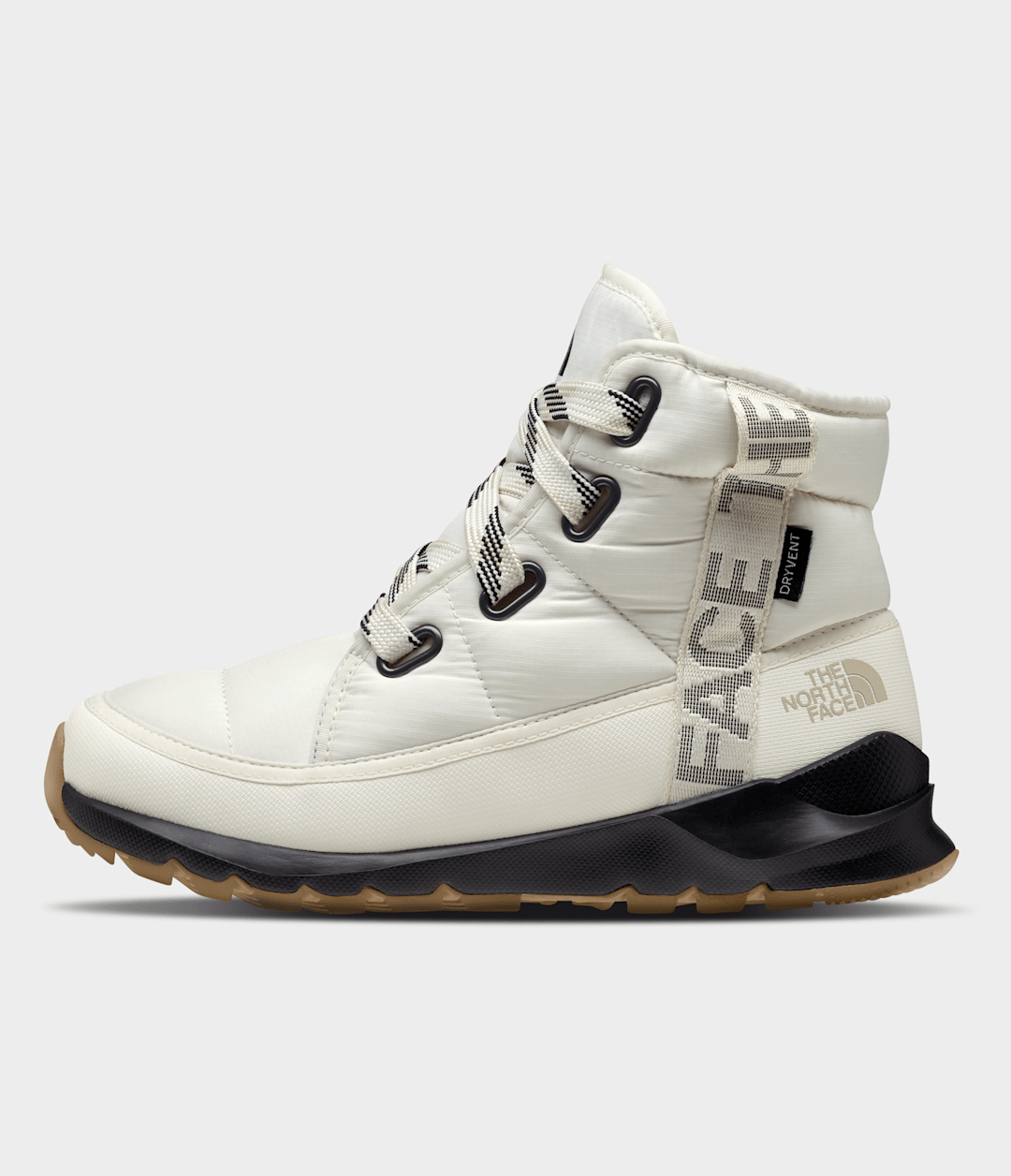 Women’s THERMOBALL™ Lace Up Luxe Waterproof Boots - Gardenia White/TNF Black