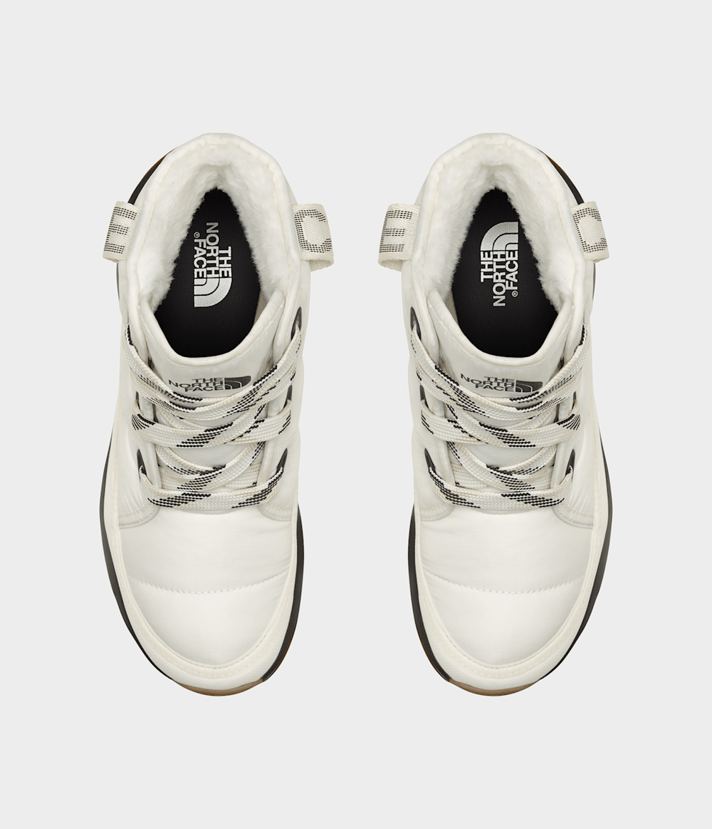 Women’s THERMOBALL™ Lace Up Luxe Waterproof Boots - Gardenia White/TNF Black