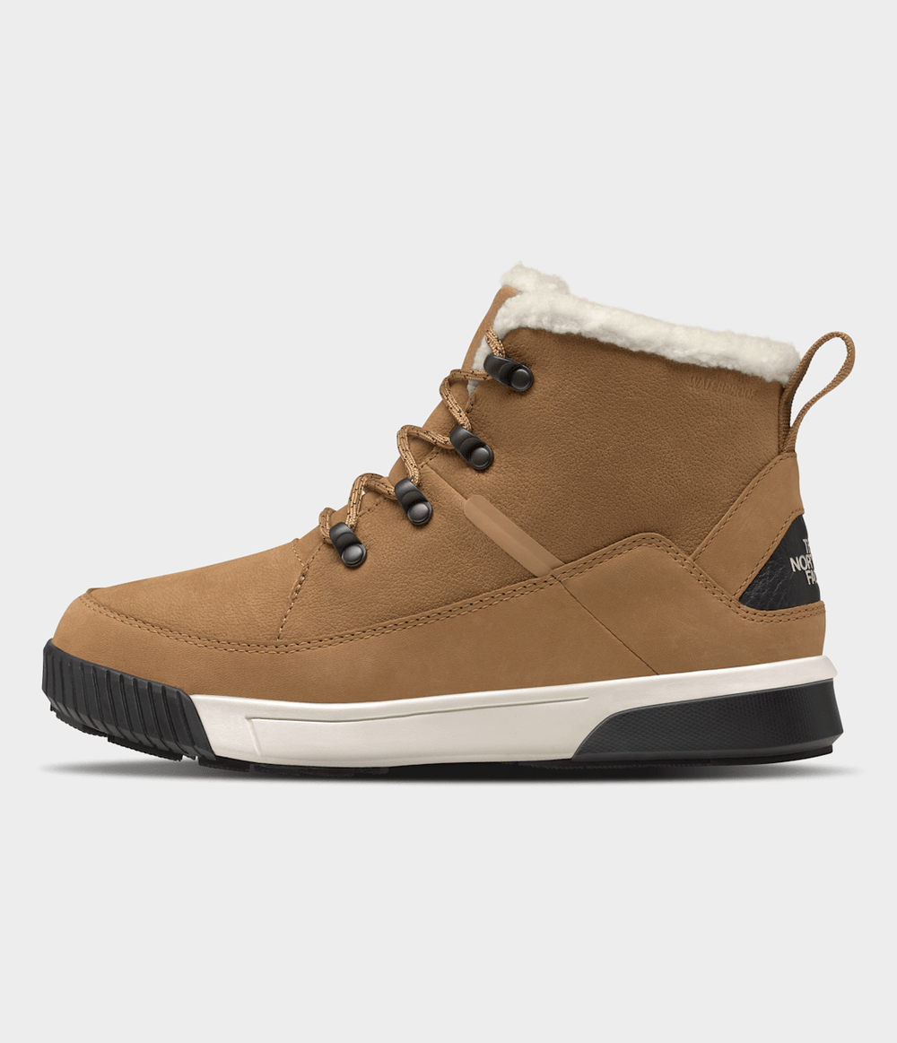 Women’s Sierra Mid Lace Waterproof Boots - Almond Butter/TNF Black