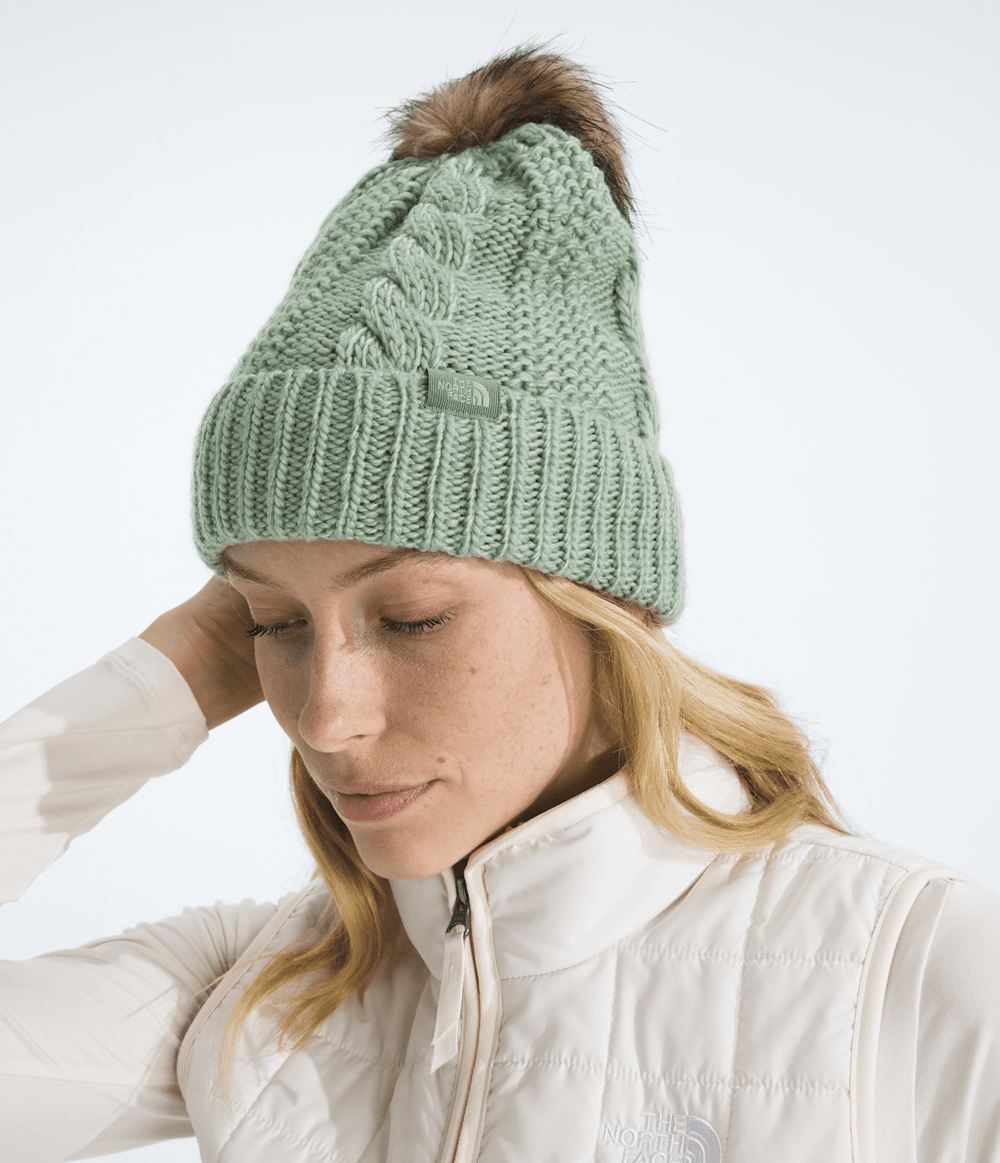 Women’s Oh Mega Fur Pom Beanie - Slate Moss