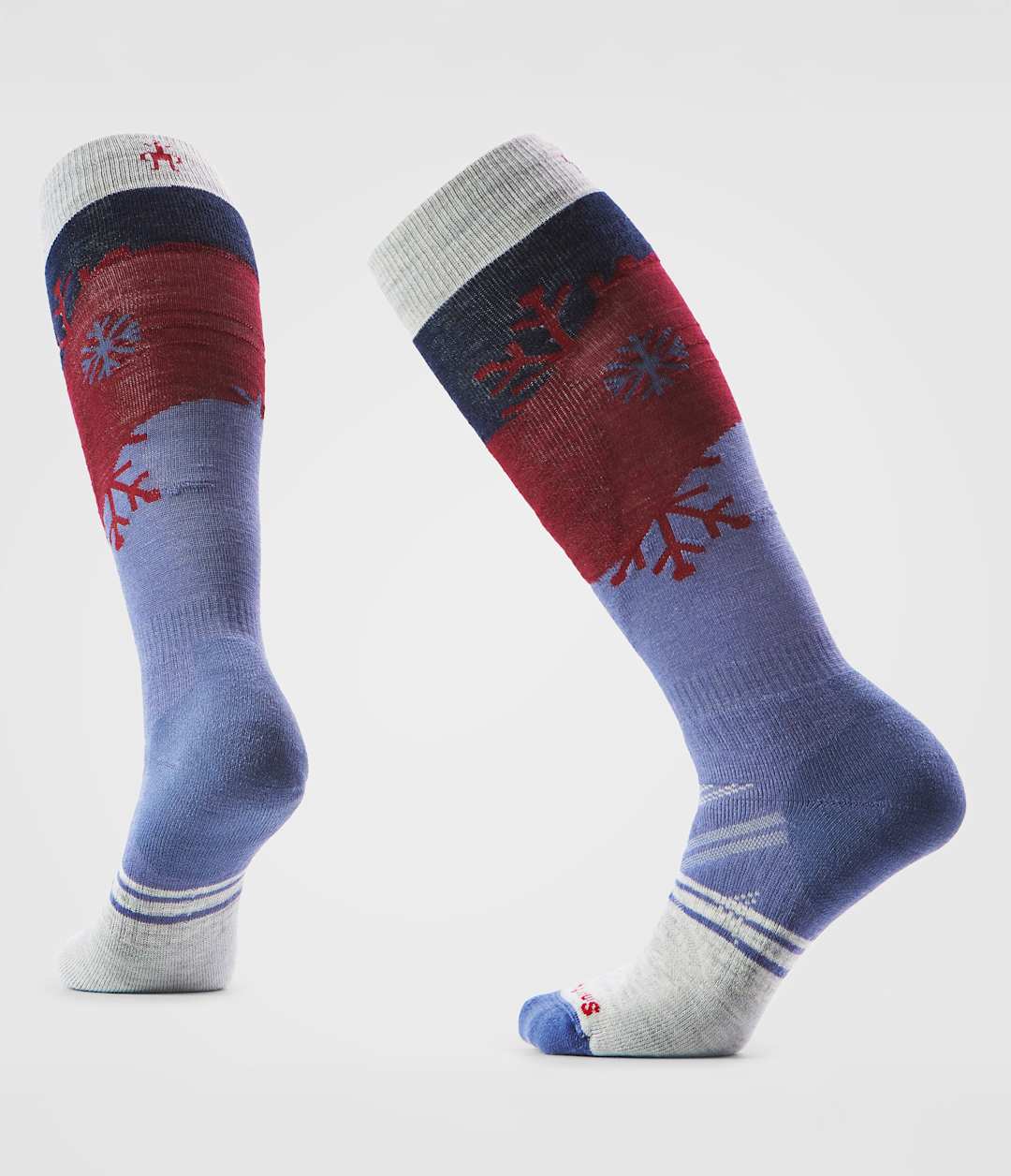 TNF X Smartwool Women's Ski Full Cushion Snowpocalypse OTC Socks - NIGHTFALL BLUE