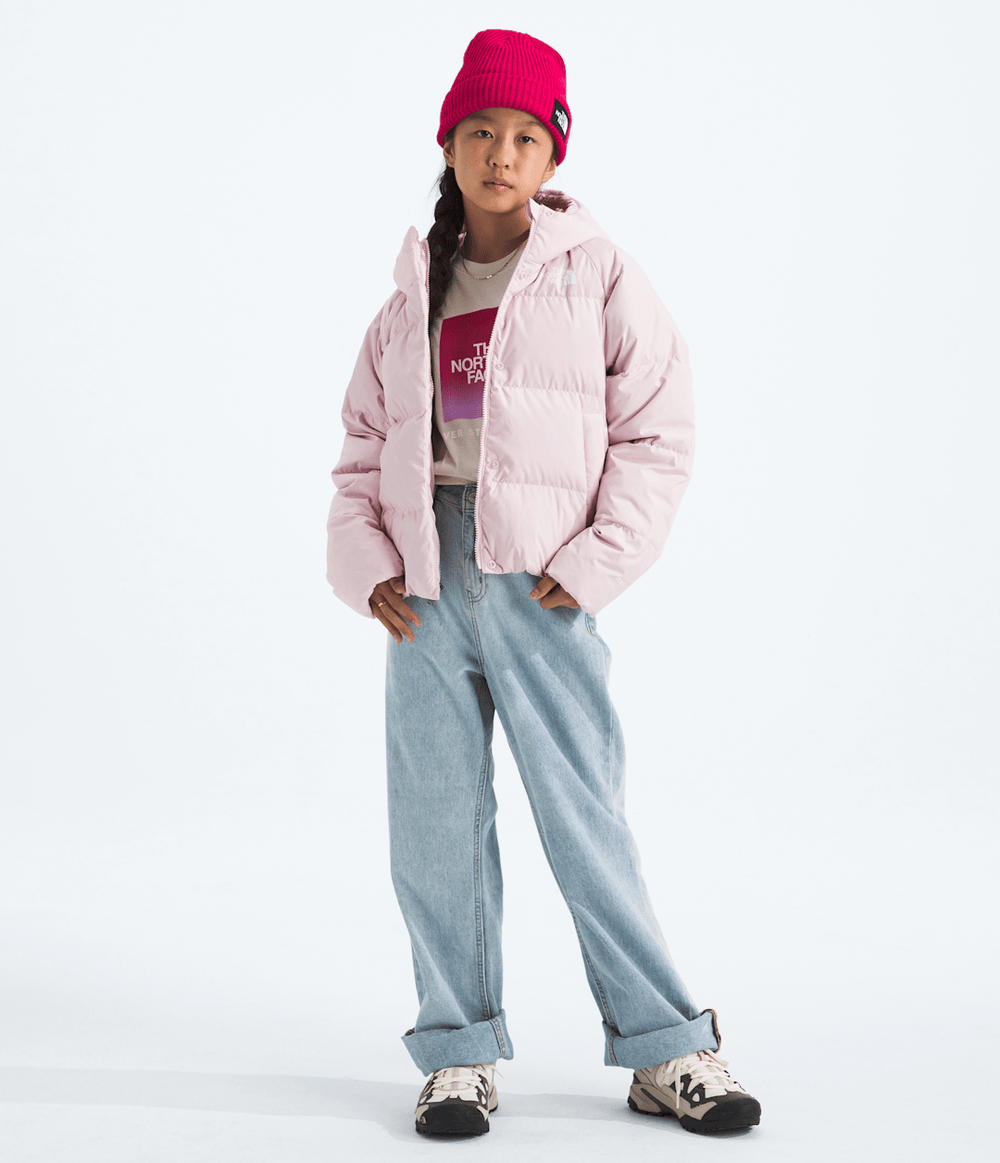 Girls’ North Down Hooded Jacket - Pale Blossom