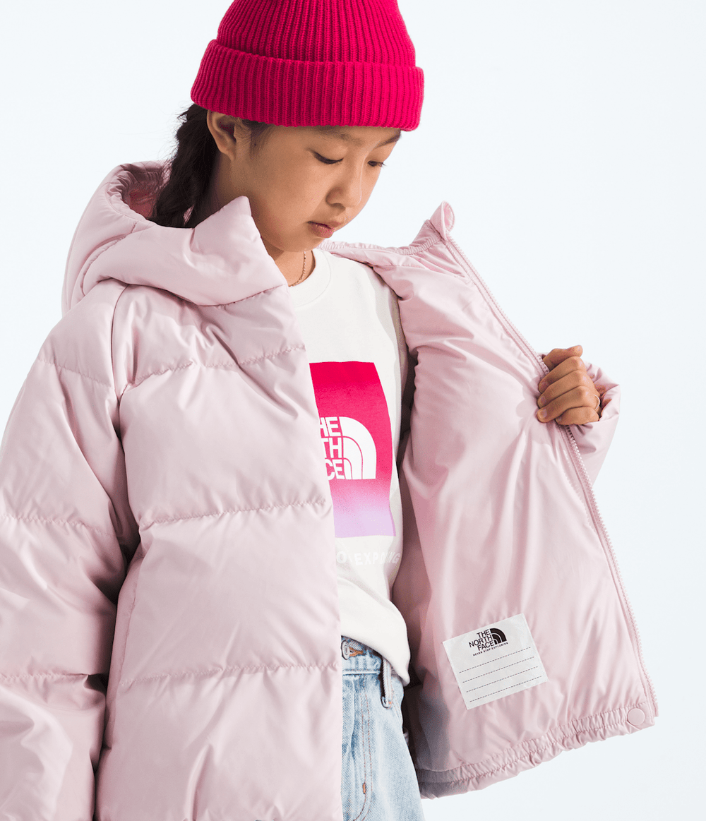 Girls’ North Down Hooded Jacket - Pale Blossom