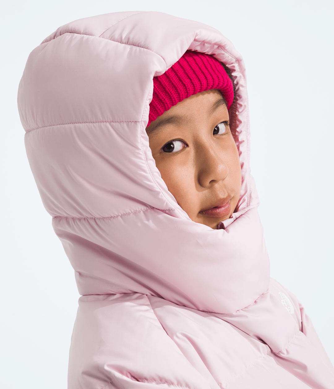 Girls’ North Down Hooded Jacket - Pale Blossom