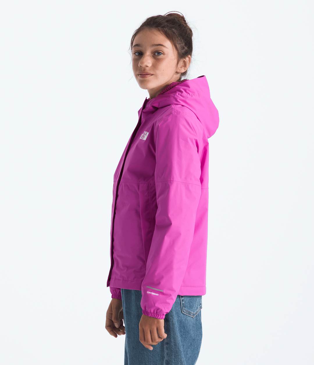 Girls’ Warm Antora Rain Jacket - Violet Crocus
