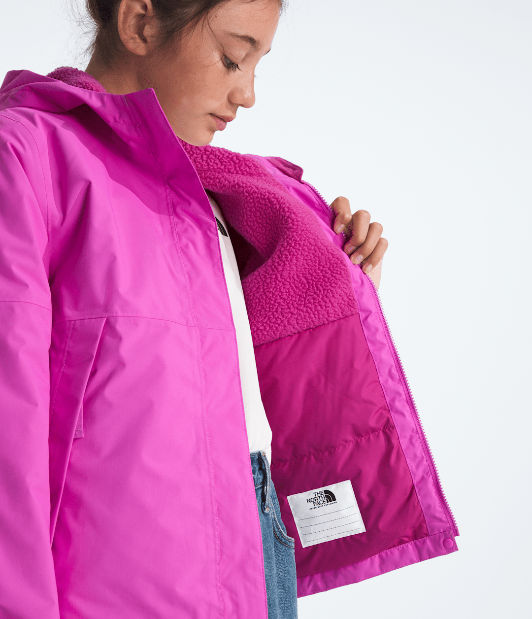 Girls’ Warm Antora Rain Jacket - Violet Crocus