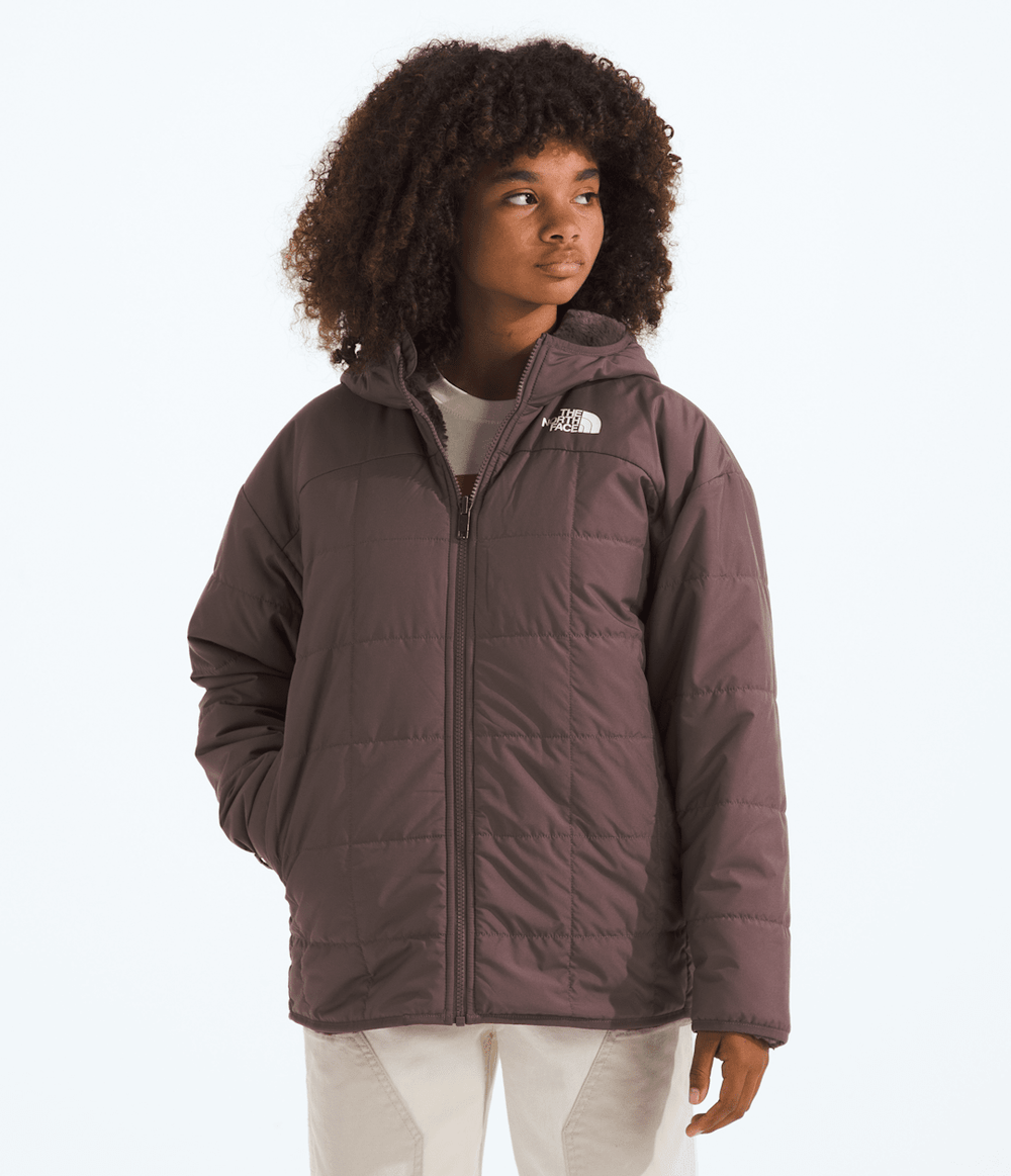 Girls’ Reversible Shasta Short Parka - Tawny Quartz