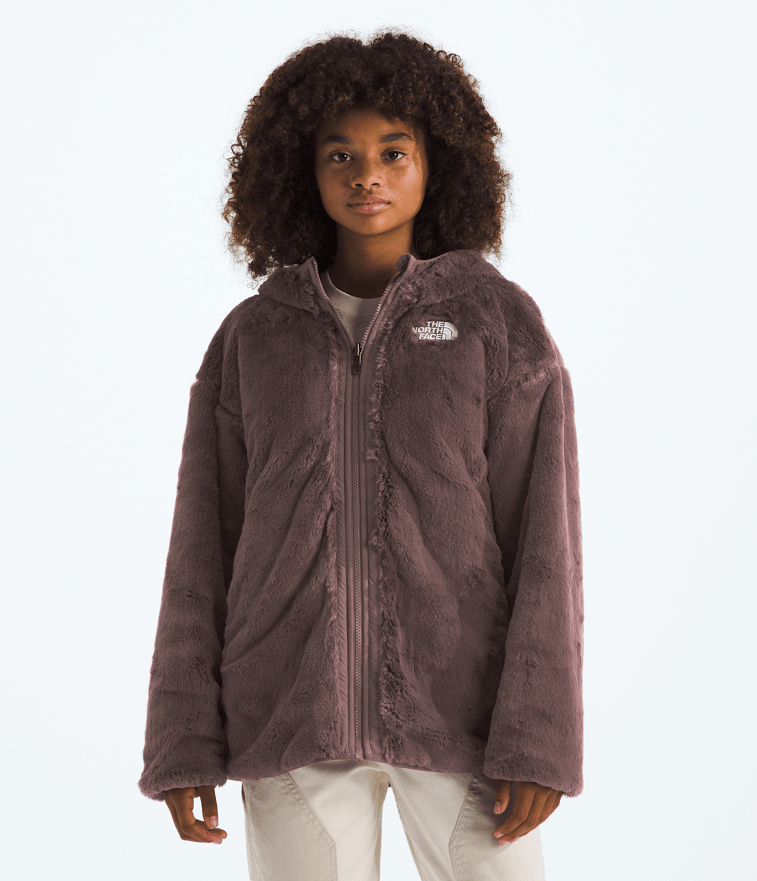 Girls’ Reversible Shasta Short Parka - Tawny Quartz