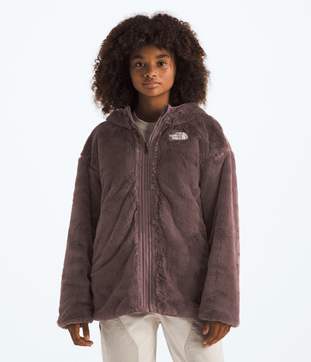 Girls’ Reversible Shasta Short Parka - Tawny Quartz