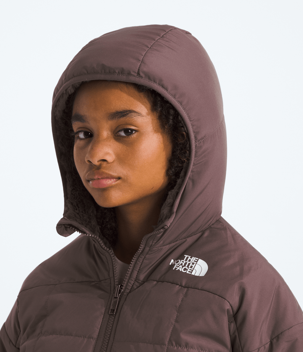 Girls’ Reversible Shasta Short Parka - Tawny Quartz