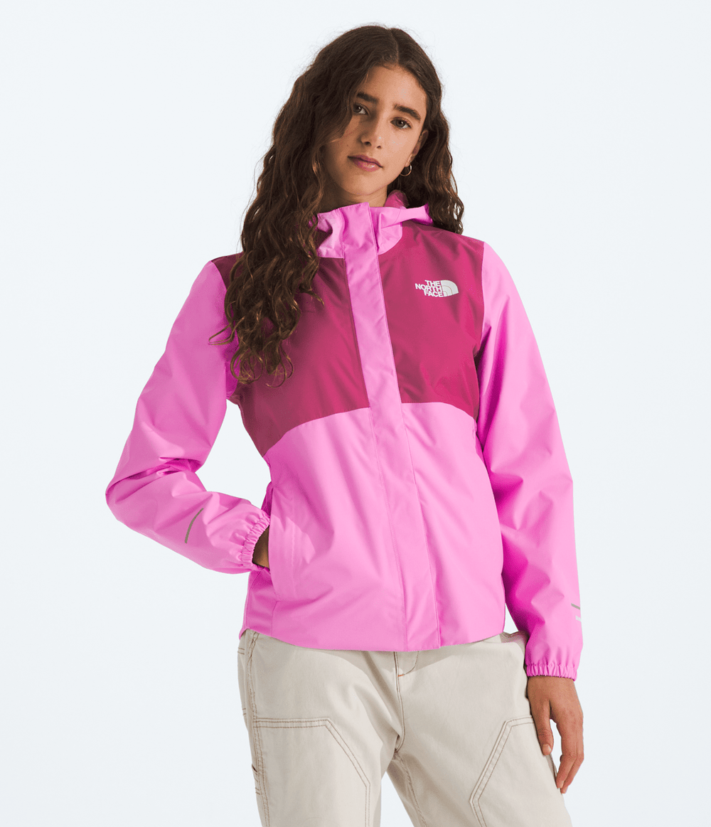 Girls’ Antora Rain Jacket - Violet Crocus-Fuchsia Flash