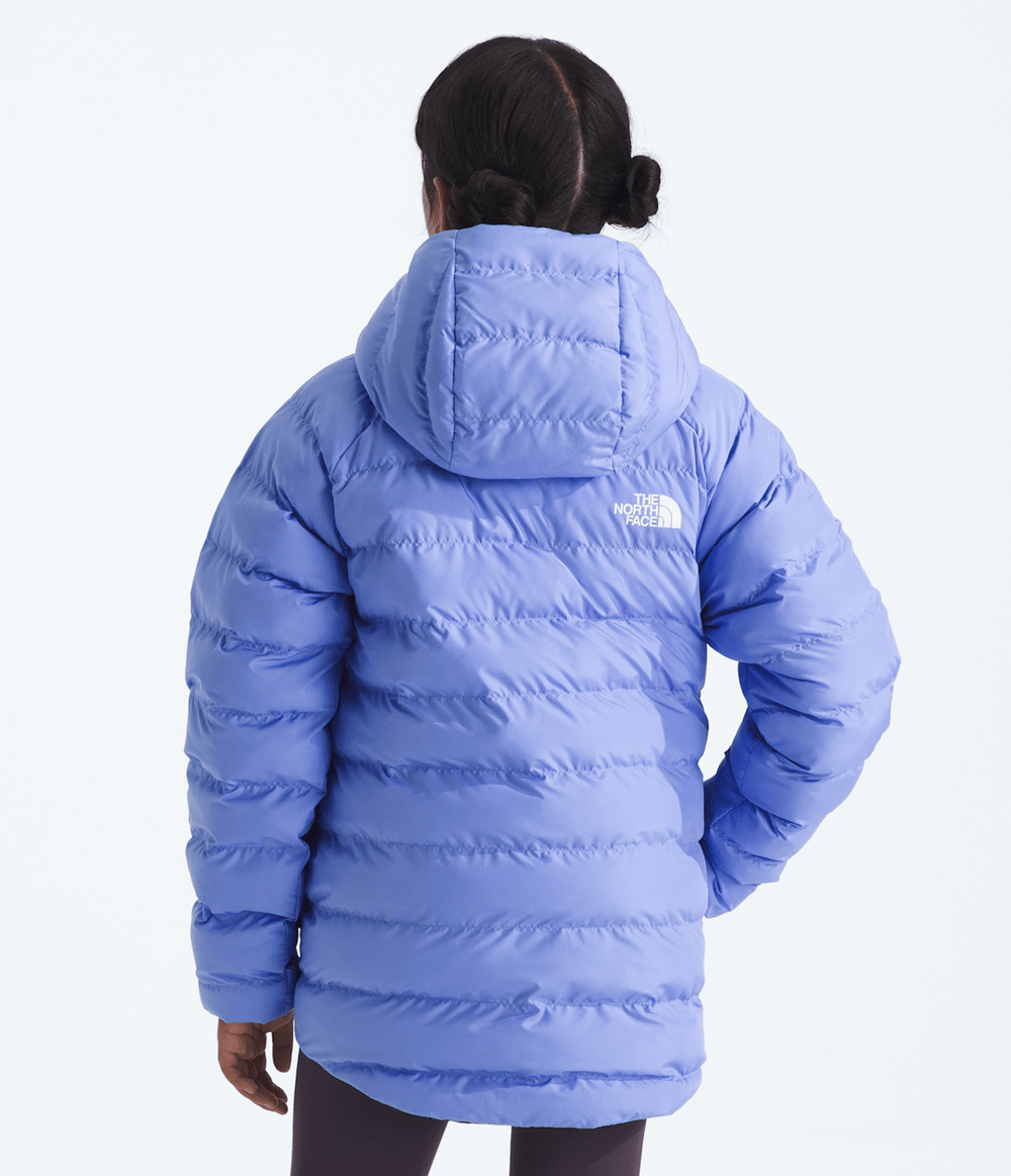 Girls’ Reversible Perrito Hooded Jacket - Periwinkle Glow/Endless Dusk