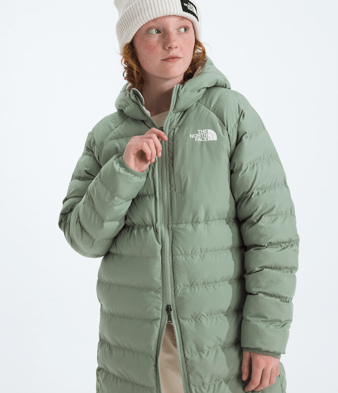 Girls’ Reversible Perrito Parka - Slate Moss