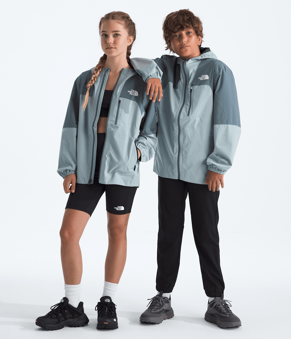 Boys’ & Girls’ Hike Packable Shell - Frost Grey-Granite Grey