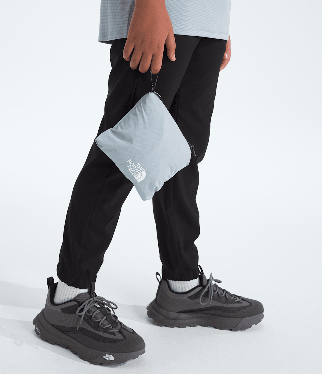 Boys’ & Girls’ Hike Packable Shell - Frost Grey-Granite Grey