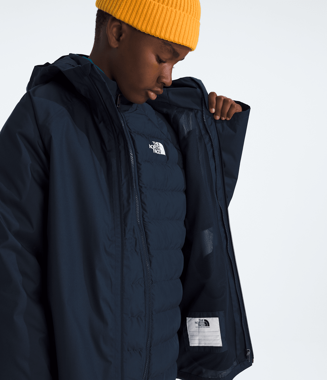 Boys’ & Girls’ Perrito 4-N-1 Hooded Jacket - Summit Navy