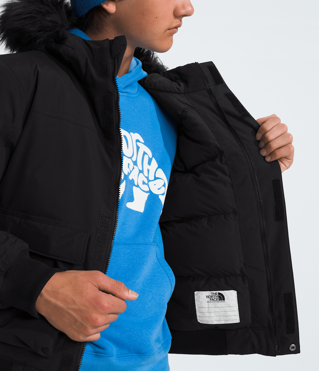 Boys’ & Girls’ McMurdo Hooded Jacket - TNF Black
