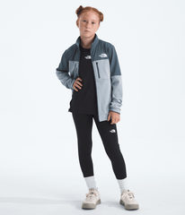 Boys’ & Girls’ Hike Mid Layer Full-Zip - Frost Grey-Granite Grey