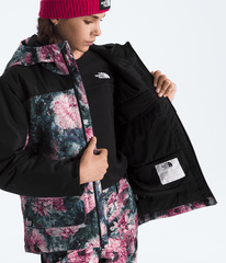 Girls’ Freedom Insulated Jacket—Print - Pale Blossom Frozen Floral Print