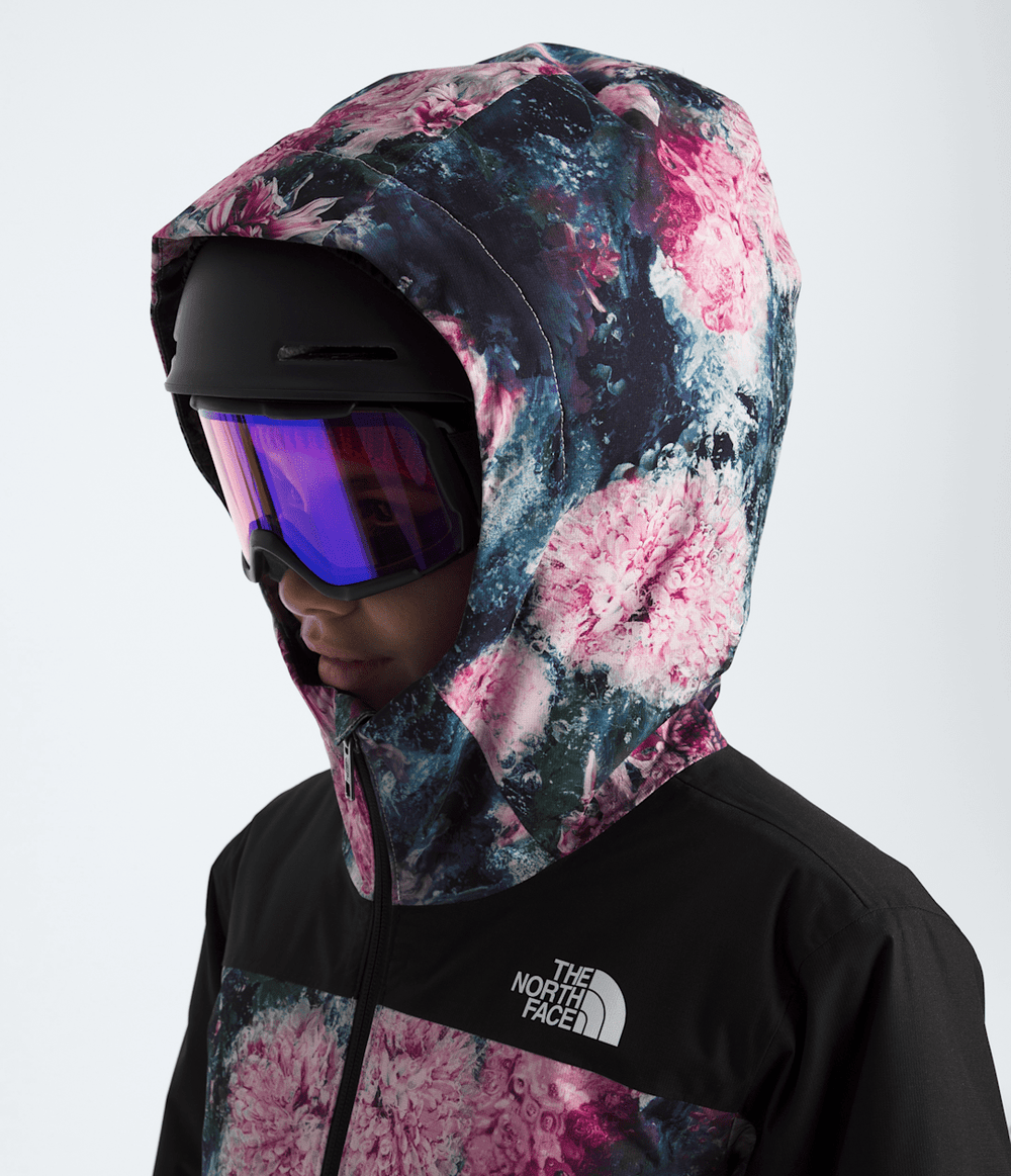 Girls’ Freedom Insulated Jacket—Print - Pale Blossom Frozen Floral Print